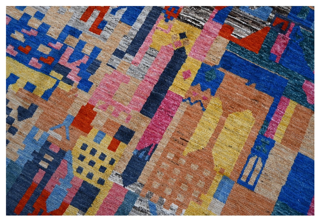 Taimany - Multicolor Tribal Wool Rug - Hand-Knotted 250x185cm