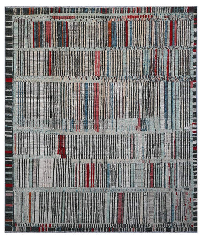 Taimany - Multicolor Tribal Wool Rug - Hand-Knotted 295x251cm
