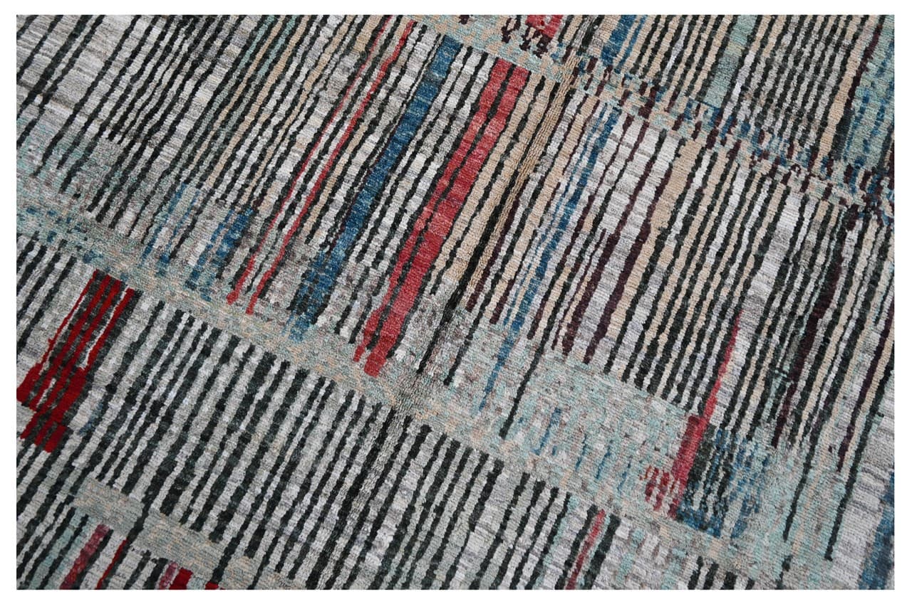 Taimany - Multicolor Tribal Wool Rug - Hand-Knotted 295x251cm