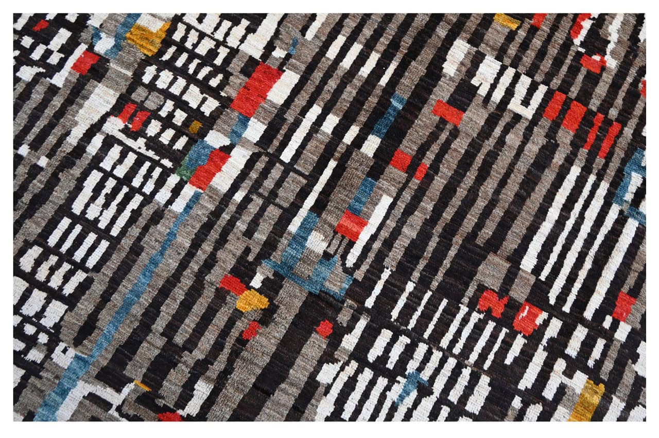 Taimany - Multicolor Tribal Wool Rug - Hand-Knotted 301x250cm