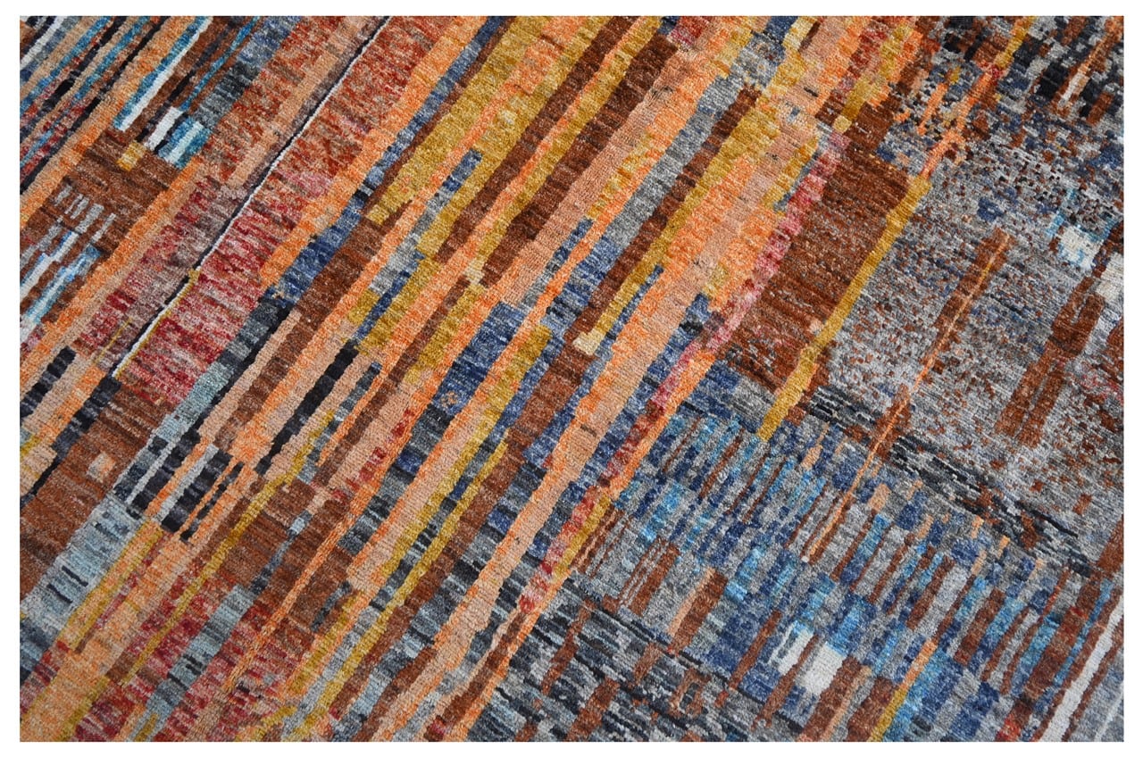 Taimany - Multicolor Tribal Wool Rug - Hand-Knotted 390x298cm