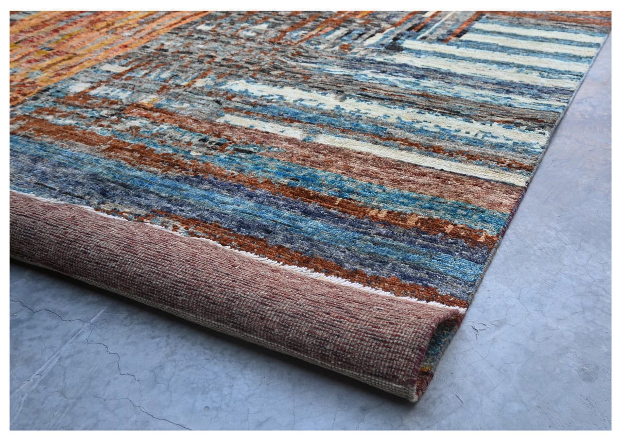 Taimany - Multicolor Tribal Wool Rug - Hand-Knotted 390x298cm