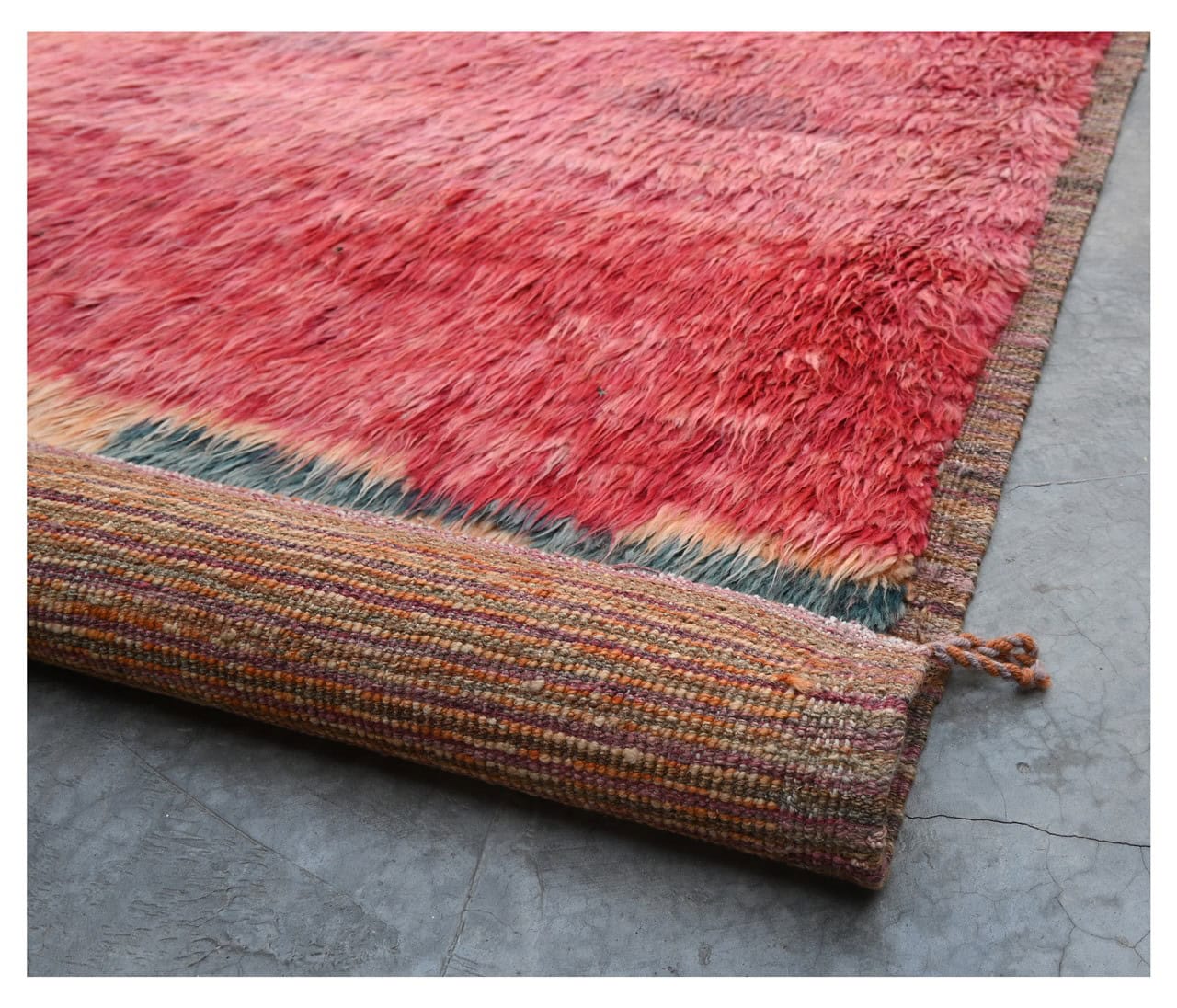 Taimany - Multicolor Tribal Wool Rug - Hand-Knotted 234x170cm