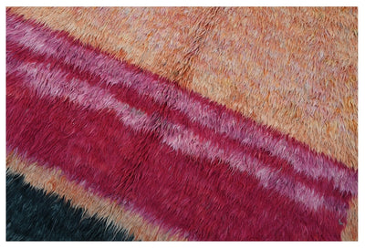 Taimany - Tappeto Tribale in Lana Multicolore - Fatto a Mano 237x186cm - CarpetLiving