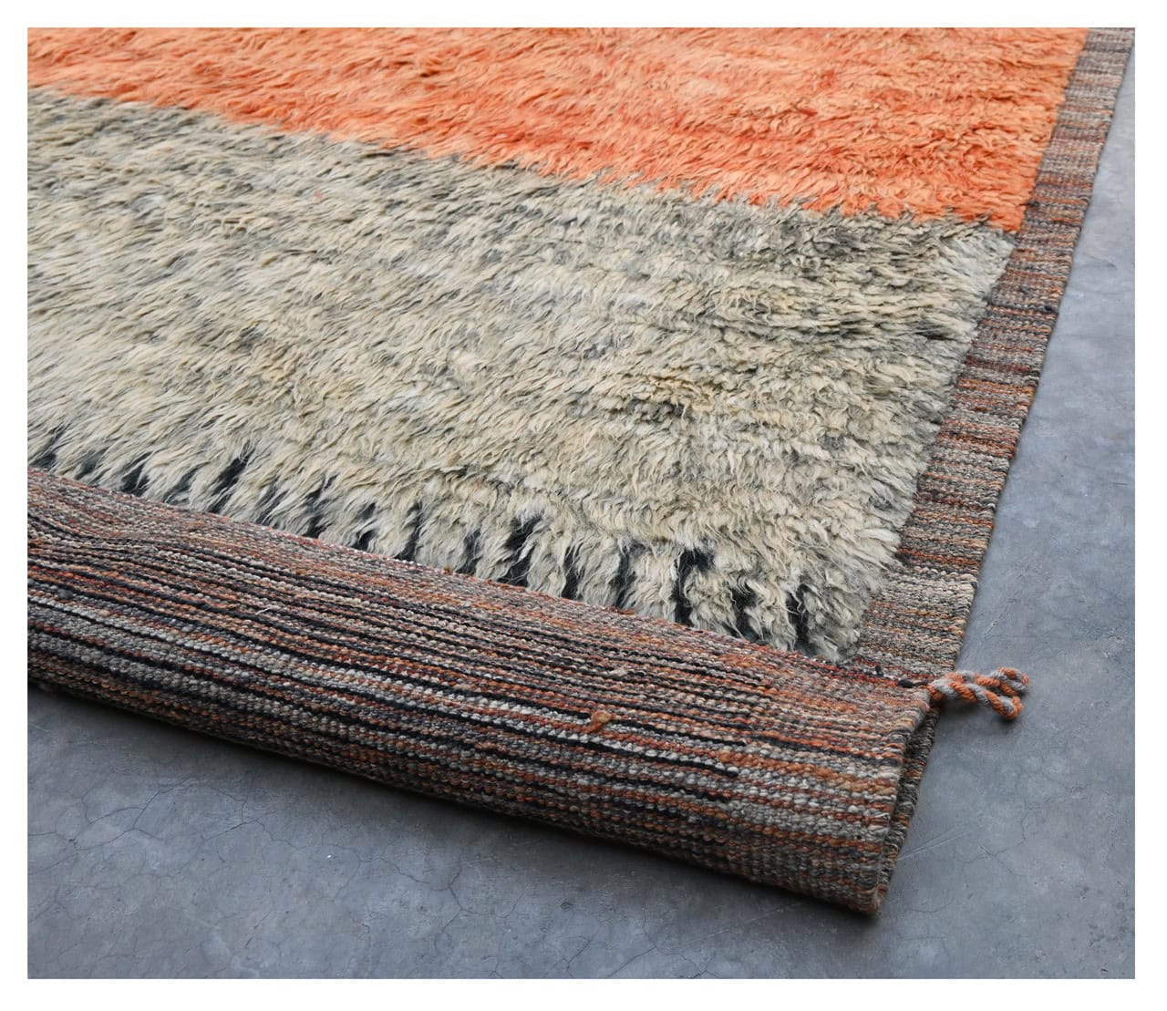 Taimany - Multicolor Tribal Wool Rug - Hand-Knotted 245x179cm