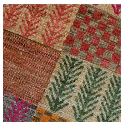 Taimany - Tappeto Passatoia Tribale in Lana Multicolore - Fatto a Mano 280x76cm - CarpetLiving