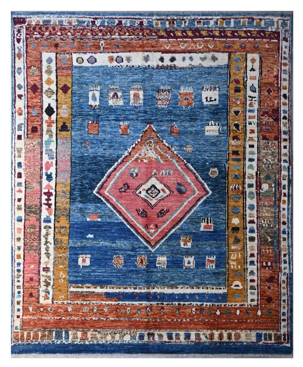 Taimany - Multicolor Tribal Wool Rug - Hand-Knotted 250x200cm