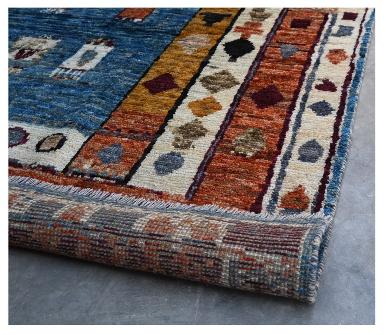 Taimany - Multicolor Tribal Wool Rug - Hand-Knotted 250x200cm