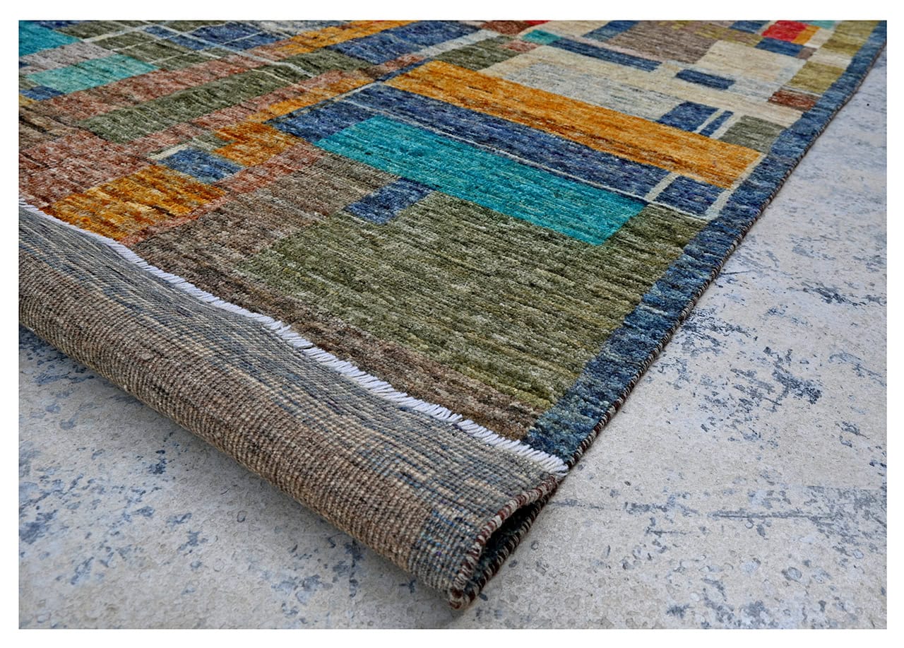 Taimany - Multicolor Tribal Wool Rug - Hand-Knotted 392x297cm