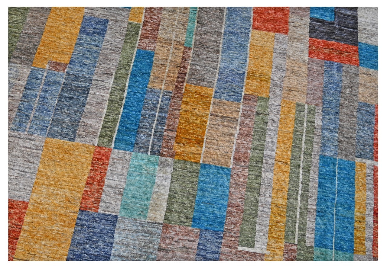 Taimany - Multicolor Tribal Wool Rug - Hand-Knotted 447x354cm
