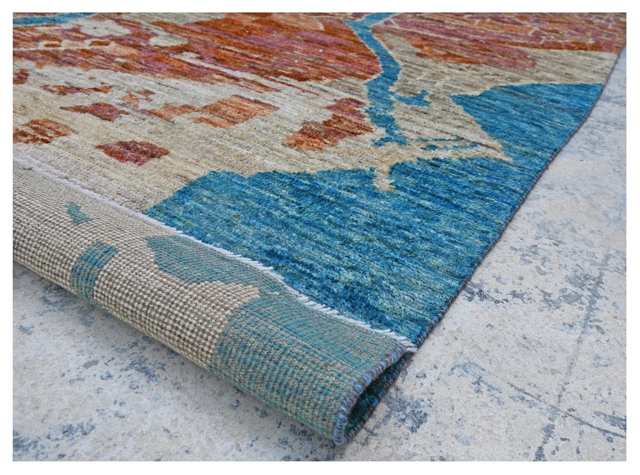 Taimany - Multicolor Tribal Wool Rug - Hand-Knotted 382x301cm