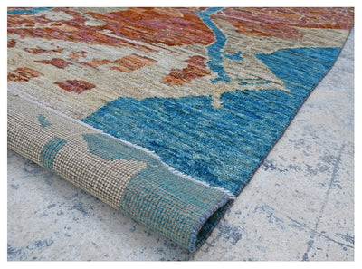 Taimany - Tappeto Tribale in Lana Multicolore - Fatto a Mano 382x301cm