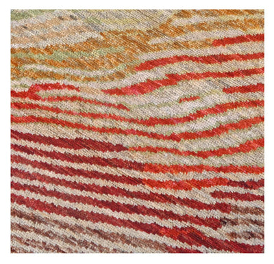 Taimany - Tappeto Passatoia Tribale in Lana Multicolore - Fatto a Mano 292x80cm - CarpetLiving