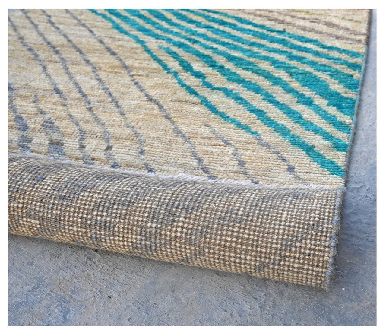 Taimany - Multicolor Tribal Wool Runner Rug - Hand-Knotted 292x80cm