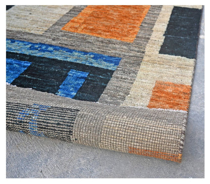 Taimany - Multicolor Tribal Wool Runner Rug - Hand-Knotted 250x83cm