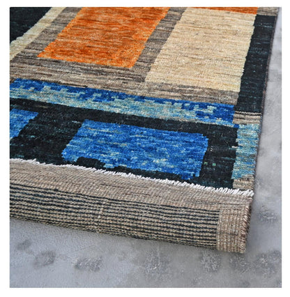 Taimany - Multicolor Tribal Wool Runner Rug - Hand-Knotted 251x80cm