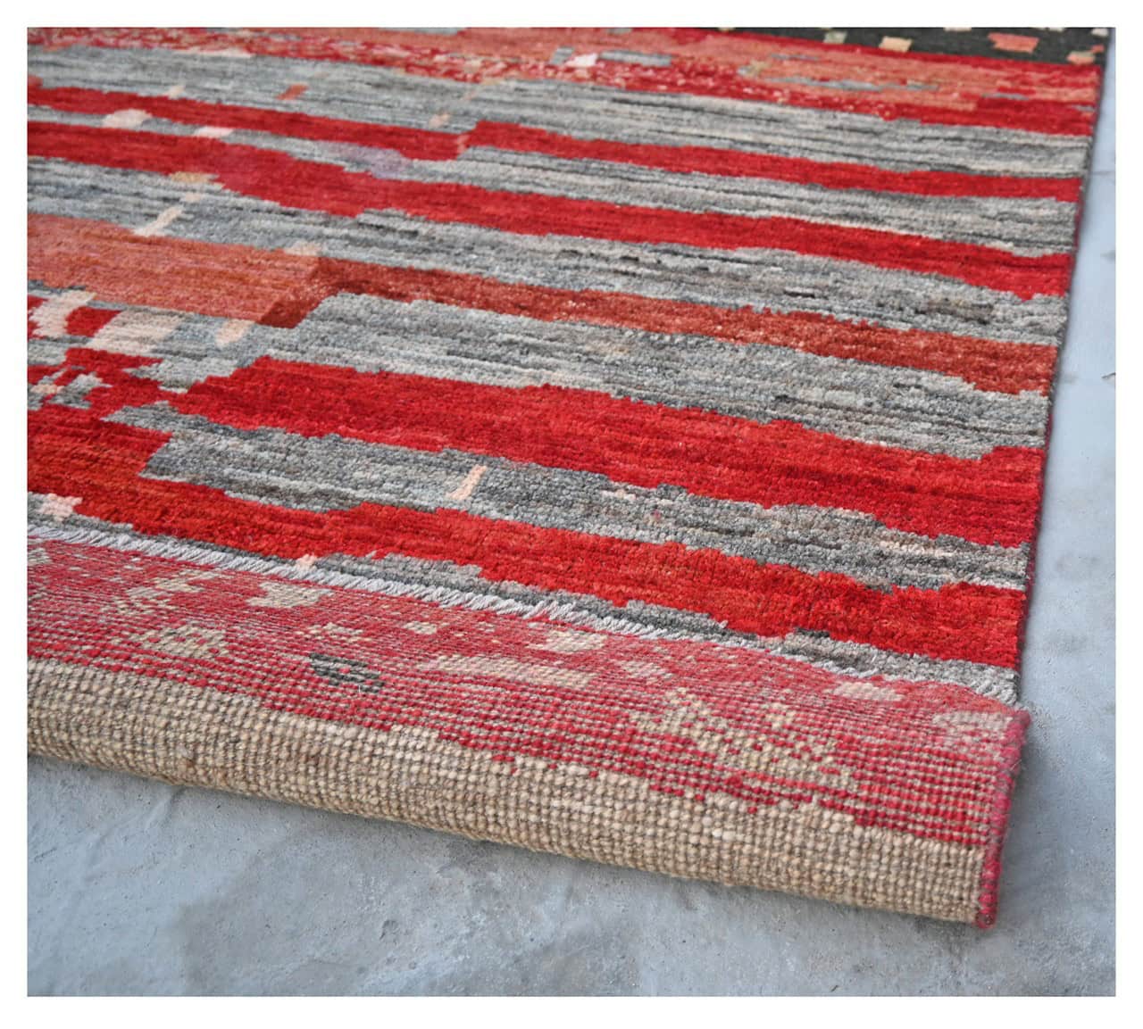 Taimany - Multicolor Tribal Wool Rug - Hand-Knotted 289x220cm