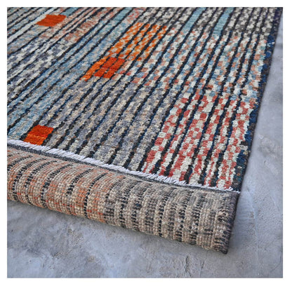 Taimany - Multicolor Tribal Wool Rug - Hand-Knotted 296x253cm