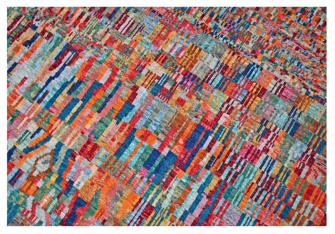 Taimany - Multicolor Tribal Wool Rug - Hand-Knotted 386x293cm