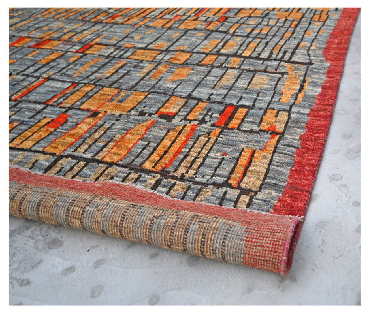 Taimany - Multicolor Tribal Wool Rug - Hand-Knotted 339x264cm