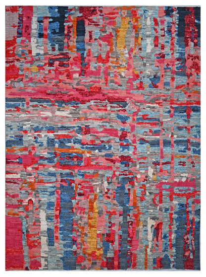 Taimany - Multicolor Tribal Wool Rug - Hand-Knotted 397x305cm