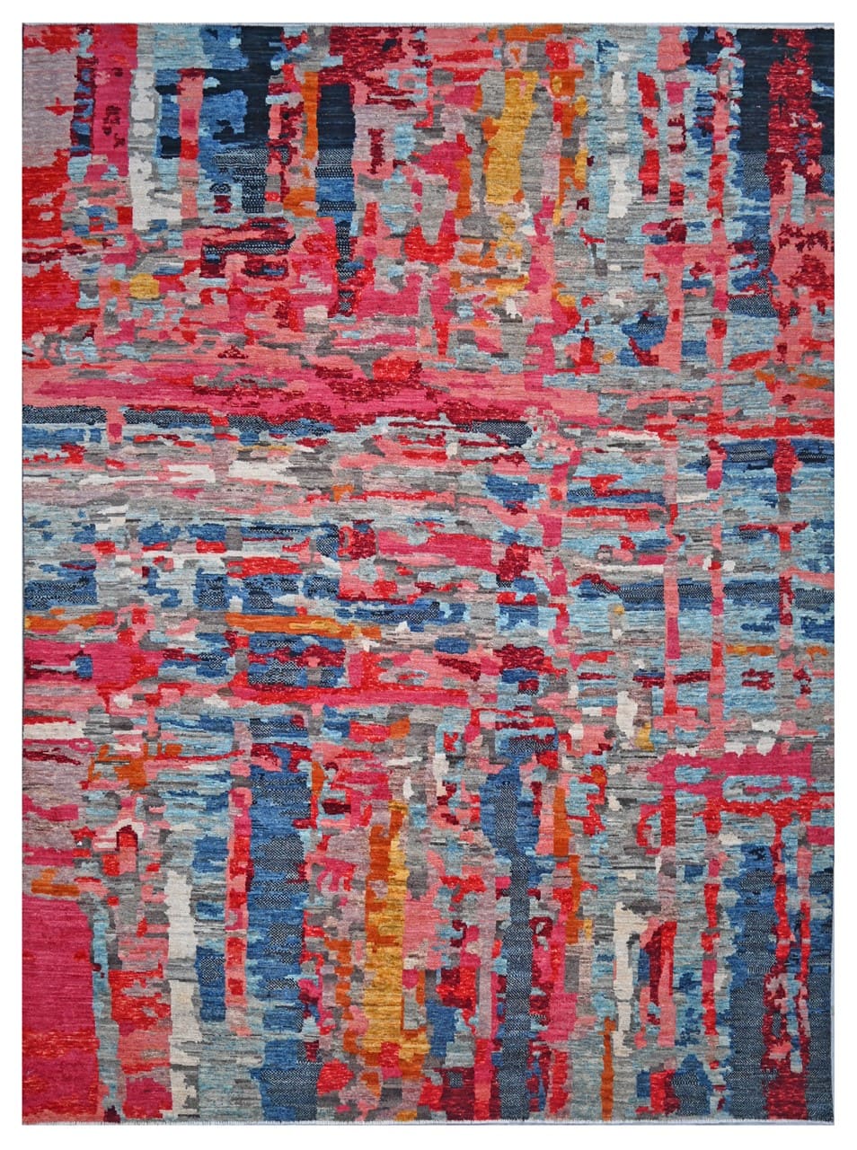Taimany - Multicolor Tribal Wool Rug - Hand-Knotted 397x305cm