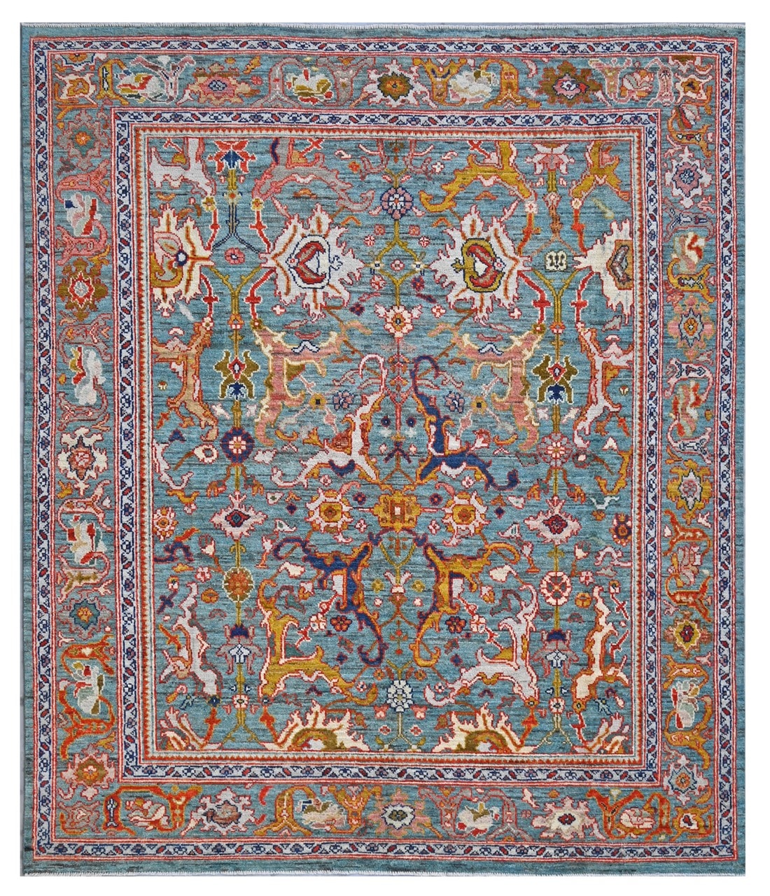Taimany - Multicolor Tribal Wool Rug - Hand-Knotted 397x306cm
