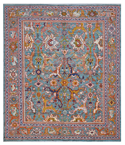Taimany - Multicolor Tribal Wool Rug - Hand-Knotted 397x306cm