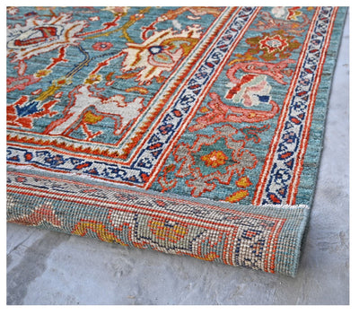 Taimany - Tappeto Tribale in Lana Multicolore - Fatto a Mano 397x306cm