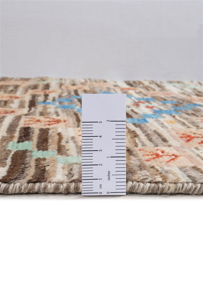 Taimany - Multicolor Tribal Wool Rug - Hand-Knotted 117x72cm