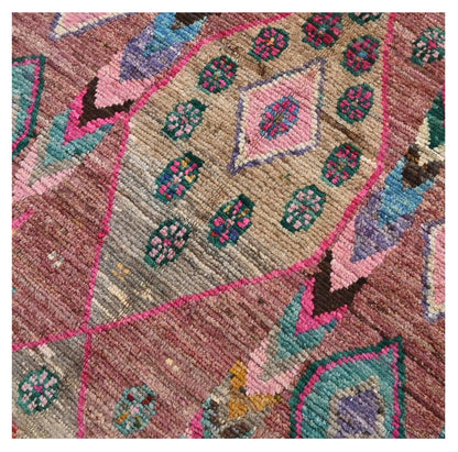 Taimany - Multicolor Tribal Wool Rug - Hand-Knotted 147x85cm