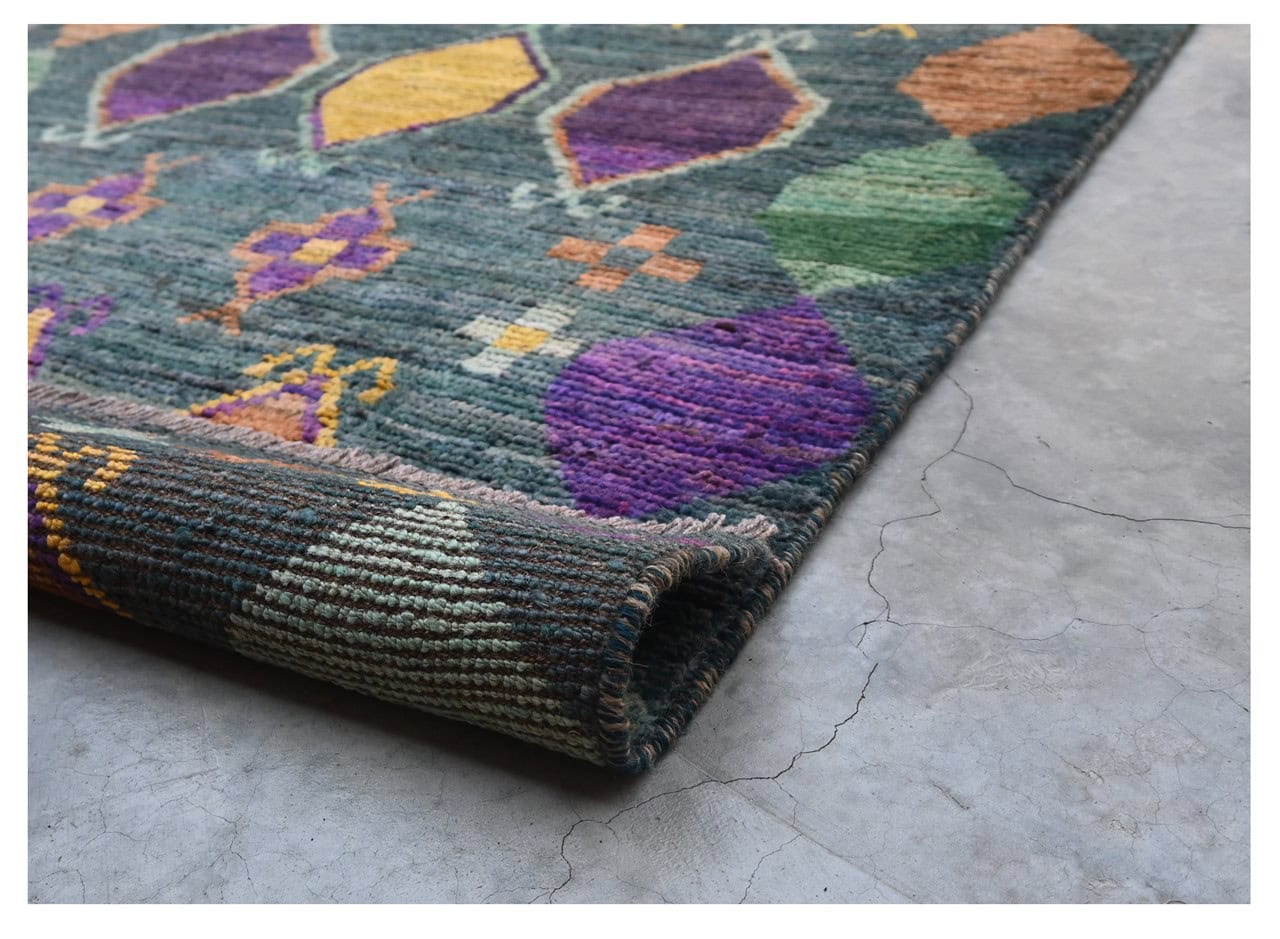 Taimany - Multicolor Tribal Wool Rug - Hand-Knotted 140x85cm