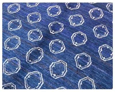 Taimany - Tappeto Tribale in Lana Multicolore - Fatto a Mano 212x142cm