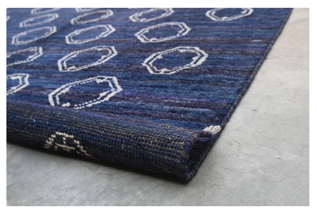 Taimany - Multicolor Tribal Wool Rug - Hand-Knotted 212x142cm