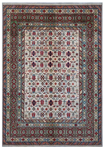 Tappeto Kazak Classico, Multicolore, fatto a mano, 247x174cm - CarpetLiving