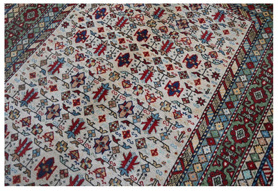 Tappeto Kazak Classico, Multicolore, fatto a mano, 247x174cm - CarpetLiving