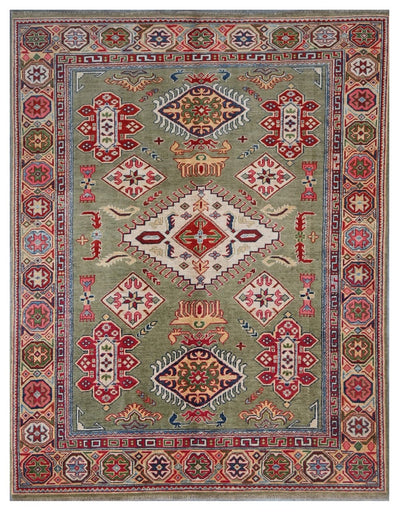 Tappeto Kazak Classico, Multicolore, fatto a mano, 218x165cm - CarpetLiving