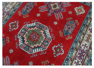 Tappeto Kazak Classico, Multicolore, fatto a mano, 231x156cm - CarpetLiving