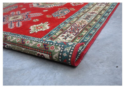Tappeto Kazak Classico, Multicolore, fatto a mano, 231x156cm - CarpetLiving