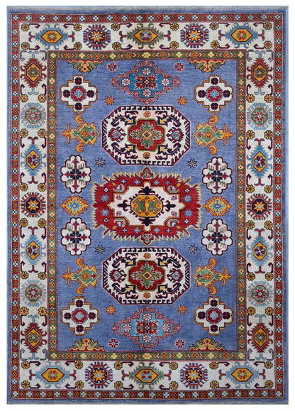 Tappeto Kazak Classico, Multicolore, fatto a mano, 250x175cm