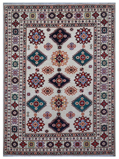 Tappeto Kazak Classico, Multicolore, fatto a mano, 243x173cm - CarpetLiving
