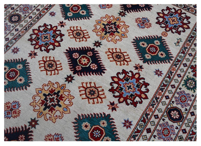 Tappeto Kazak Classico, Multicolore, fatto a mano, 243x173cm - CarpetLiving