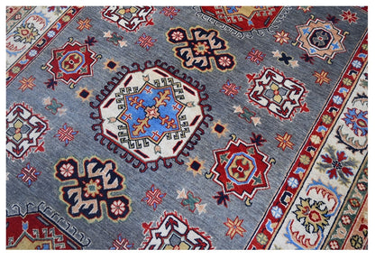 Tappeto Kazak Classico, Multicolore, fatto a mano, 239x170cm