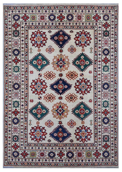 Tappeto Kazak Classico, Multicolore, fatto a mano, 236x170cm - CarpetLiving