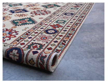 Tappeto Kazak Classico, Multicolore, fatto a mano, 236x170cm