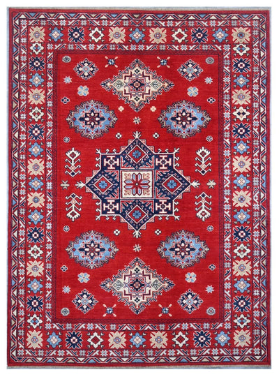 Classic Kazak carpet, Multi, handmade, 237x169cm