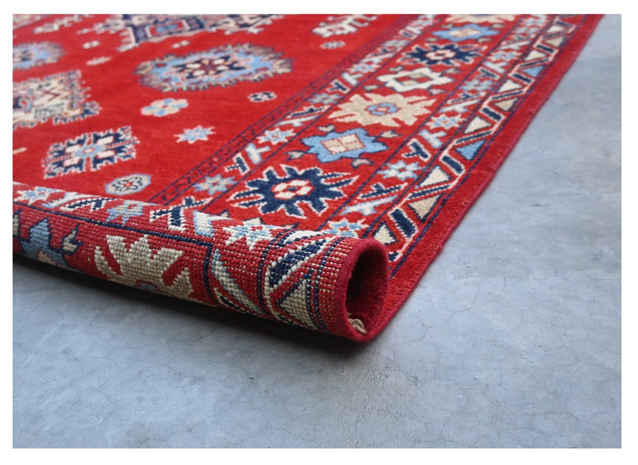 Tappeto Kazak Classico, Multicolore, fatto a mano, 237x169cm