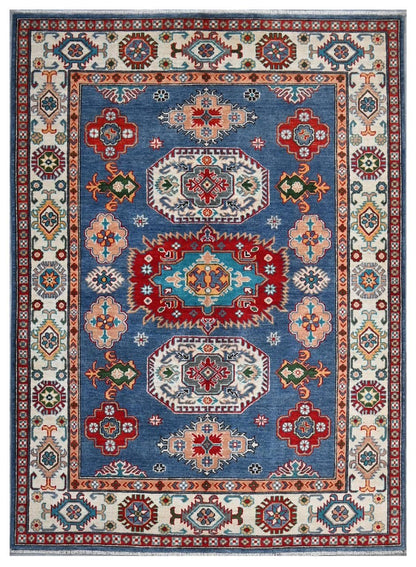 Tappeto Kazak Classico, Multicolore, fatto a mano, 240x170cm