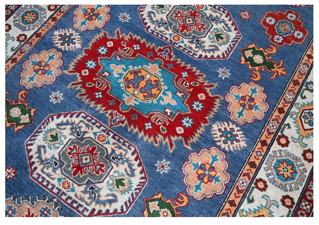 Tappeto Kazak Classico, Multicolore, fatto a mano, 240x170cm