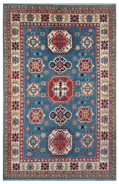 Tappeto Kazak Classico, Multicolore, fatto a mano, 266x161cm